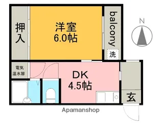 セントラルハイツ【3階】の間取り