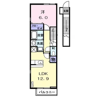 サンリット【2階】の間取り