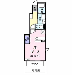 サンリット【1階】の間取り
