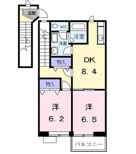 アネックス1【2階】の間取り