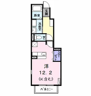 フル-ヴ菊水Ⅰ【1階】の間取り