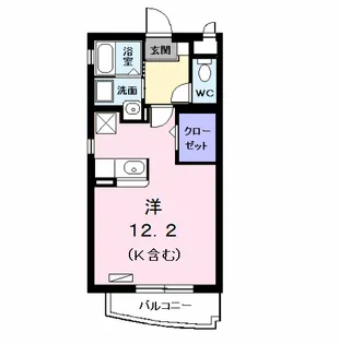 シェーネ幸【4階】の間取り