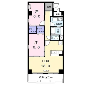 Mグランツ【1階】の間取り