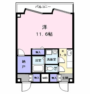 パークアベニューⅠ【3階】の間取り