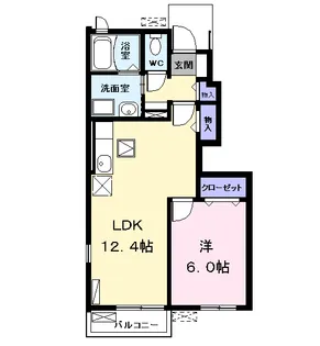 サンライズ(SUNRISE)【1階】の間取り