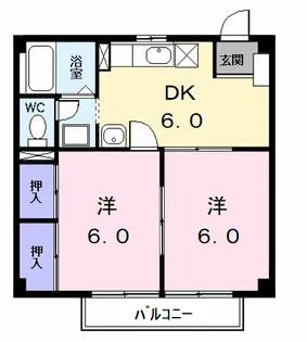 メゾンアドニス【1階】の間取り