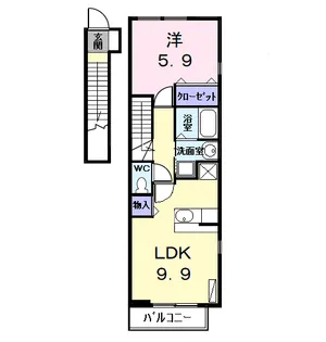 グランデ・フィオーレ【2階】の間取り
