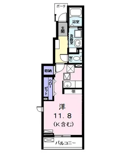 シャルマンキヨミ【1階】の間取り