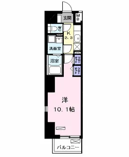 BRIO 名南【9階】の間取り