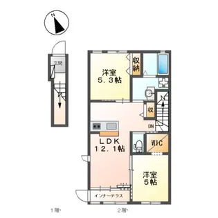 ベラ・ルーチェ【2階】の間取り