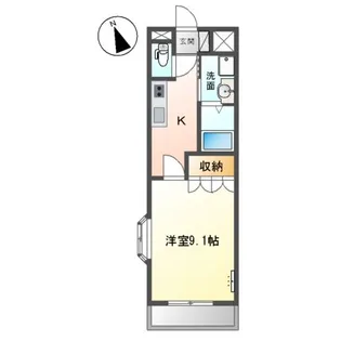 POLARIS【1階】の間取り