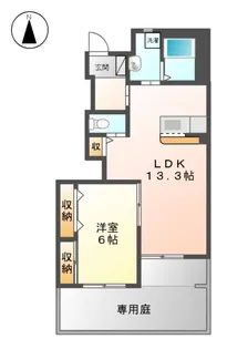コンフォルテーヴォレ【101号室】の間取り