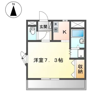 コンフォース藤【2階】の間取り