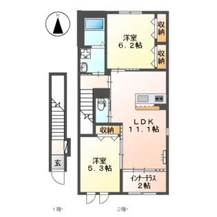 ジュン プラウド【2階】の間取り