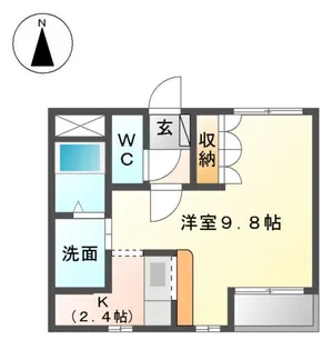アンジェロ【1階】の間取り