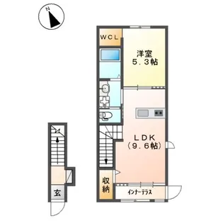 ボヌール【2階】の間取り
