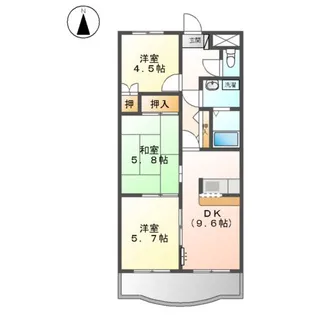 コンフォート雅【2階】の間取り