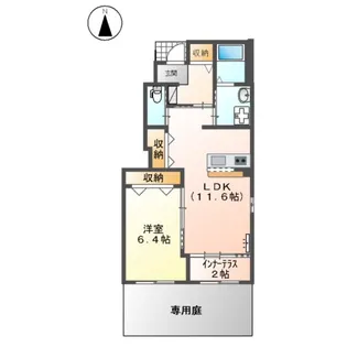 パーチェ【1階】の間取り