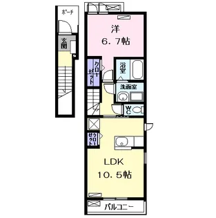 ピュア フレグランス【2階】の間取り