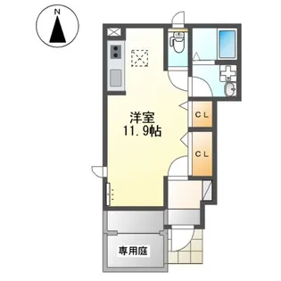 ピア ルミナス【101号室】の間取り