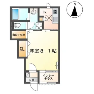 プランドール【1階】の間取り