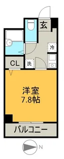 ロイヤルピジョン八田【5階】の間取り