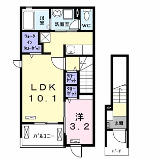 ネオ グレイスⅡ【2階】の間取り