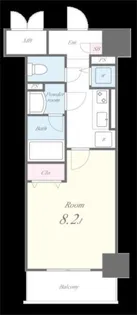 グリーンコート中島【3階】の間取り