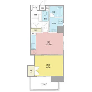 グレース八田【11階】の間取り