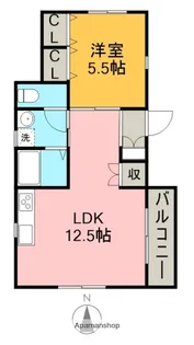 アルホール【1階】の間取り