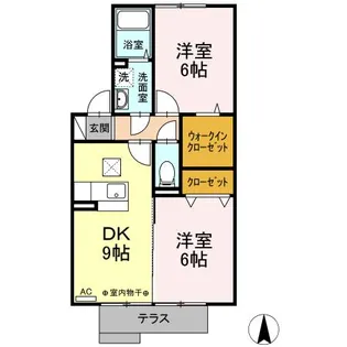 プレミアム タウン B【1階】の間取り