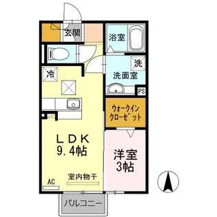 ルミナス【1階】の間取り