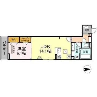 ciel太閤通【1階】の間取り