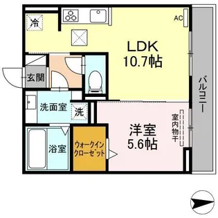 CIEL太閤通【1階】の間取り