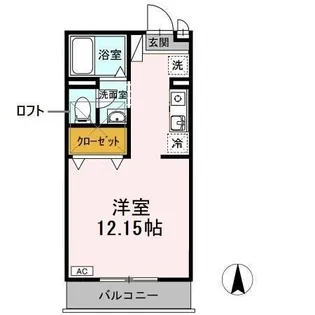 グランシャリオ【2階】の間取り