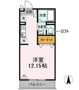 グランシャリオ【2階】の間取り