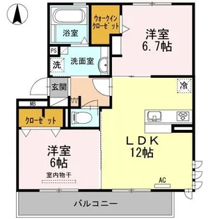 エスポワールⅢ【3階】の間取り