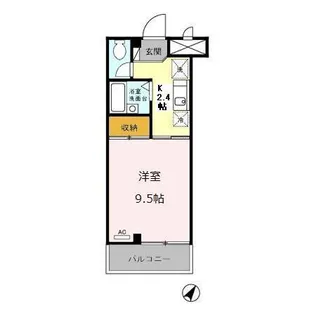 JINビル【3階】の間取り