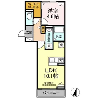 ダイヤモンドヒルズ並木【3階】の間取り