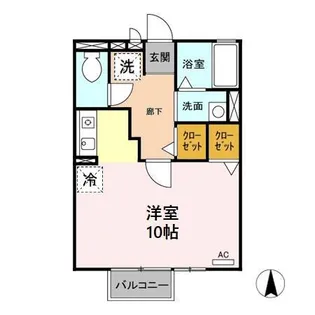 アーク・リヴェールB【1階】の間取り