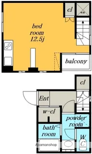 FERIO中村(フェリオ中村)【1階】の間取り