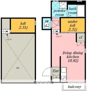 La Luce名駅南 (ラ・ルーチェ名駅南)【2階】の間取り