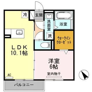プリモディーネ【2階】の間取り