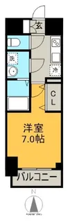 SーRESIDENCE名駅NORTHⅡ.【3階】の間取り
