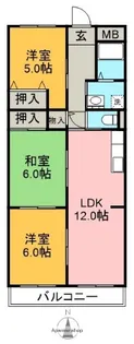 ラフィネI.【4階】の間取り