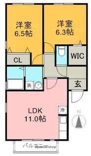 アロスリーフ.【2階】の間取り