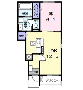 メゾン・ド・ラポール【1階】の間取り