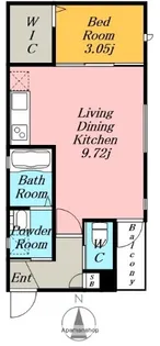 ESPRE NakamuraKoen【1階】の間取り