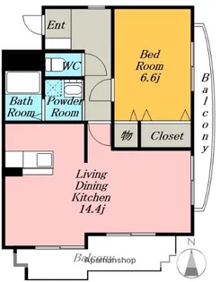 アウローラ【3階】の間取り