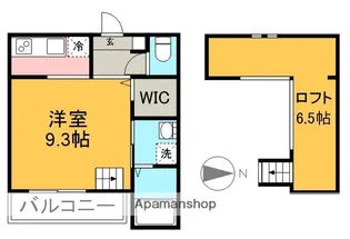 1Kの間取り画像